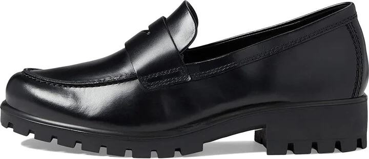 ECCO Modtray Penny Loafer Women's Shoes Black Leather : EU 38 (US Women's 7-7.5) M - Image 6