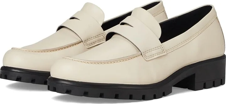 ECCO Modtray Penny Loafer Women's Shoes Limestone : EU 36 (US Women's 5-5.5) M, Leather