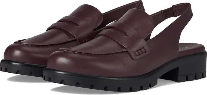 ECCO Modtray Sling Back Penny Loafer Women's Flat Shoes Fig : EU 41 (US Women's 10-10.5) M, Leather