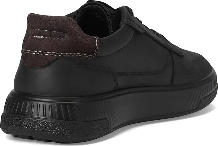 ECCO Move Casual Lace Up Sneaker Men's Shoes Black/Magnet : EU 42 (US Men's 8-8.5) M, Leather - Image 4