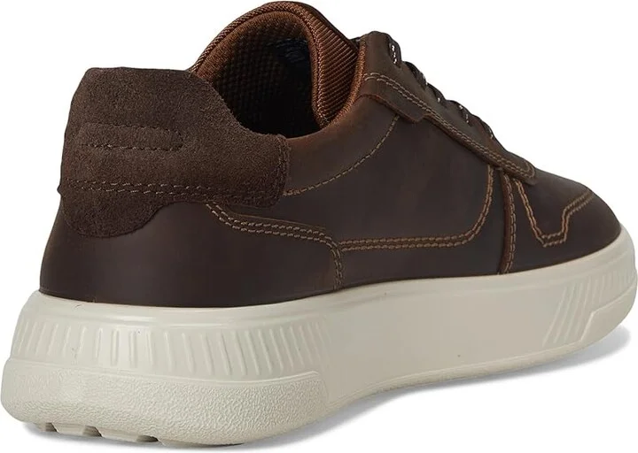 ECCO Move Casual Lace Up Sneaker Men's Shoes Camel/Coffee Suede : EU 44 (US Men's 10-10.5) M, Leather - Image 4
