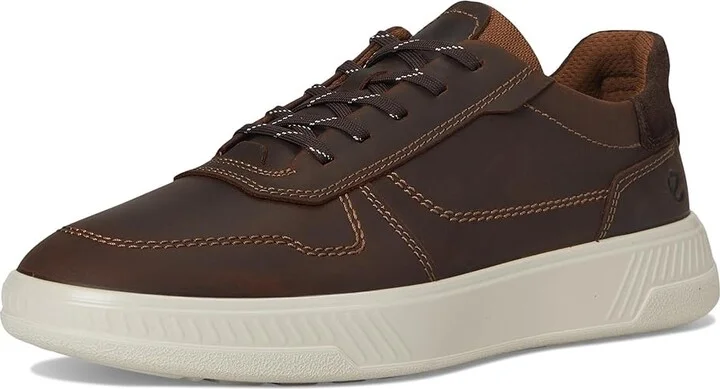 ECCO Move Casual Lace Up Sneaker Men's Shoes Camel/Coffee Suede : EU 44 (US Men's 10-10.5) M, Leather - Image 5