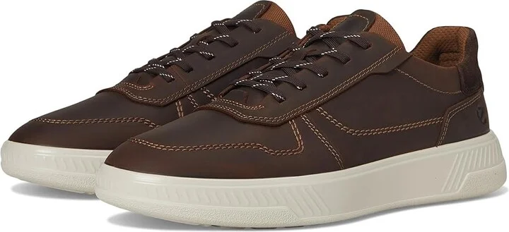 ECCO Move Casual Lace Up Sneaker Men's Shoes Camel/Coffee Suede : EU 44 (US Men's 10-10.5) M, Leather