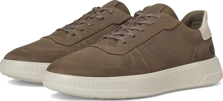 ECCO Move Casual Lace Up Sneaker Men's Shoes Dark Clay/Gravel : EU 44 (US Men's 10-10.5) M, Leather