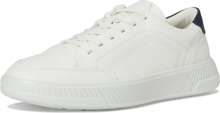 ECCO Move Retro Sneakers Men's Shoes White/Marine : EU 45 (US Men's 11-11.5) M, Leather/Textile - Image 5