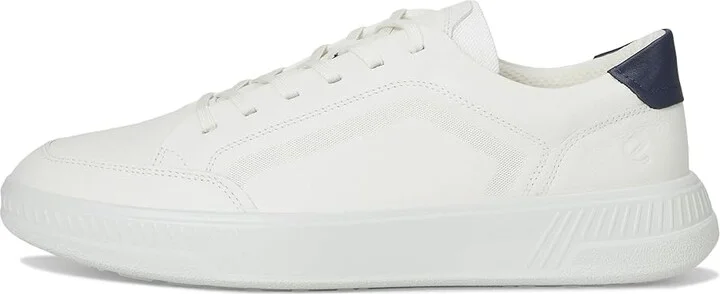ECCO Move Retro Sneakers Men's Shoes White/Marine : EU 45 (US Men's 11-11.5) M, Leather/Textile - Image 6