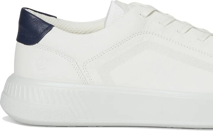 ECCO Move Retro Sneakers Men's Shoes White/Marine : EU 45 (US Men's 11-11.5) M, Leather/Textile - Image 7