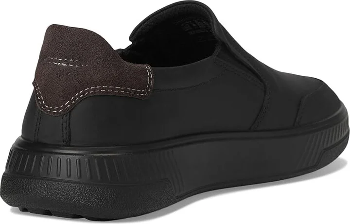 ECCO Move Slip On Sneaker Men's Shoes Black/Magnet Suede : EU 44 (US Men's 10-10.5) M, Leather - Image 4