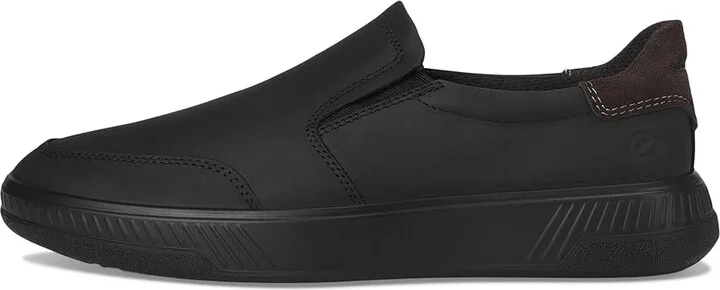 ECCO Move Slip On Sneaker Men's Shoes Black/Magnet Suede : EU 44 (US Men's 10-10.5) M, Leather - Image 6