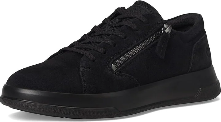 ECCO Move Zip Lace Sneaker Women's Shoes Black/Gravel : EU 40 (US Women's 9-9.5) M, Leather - Image 5