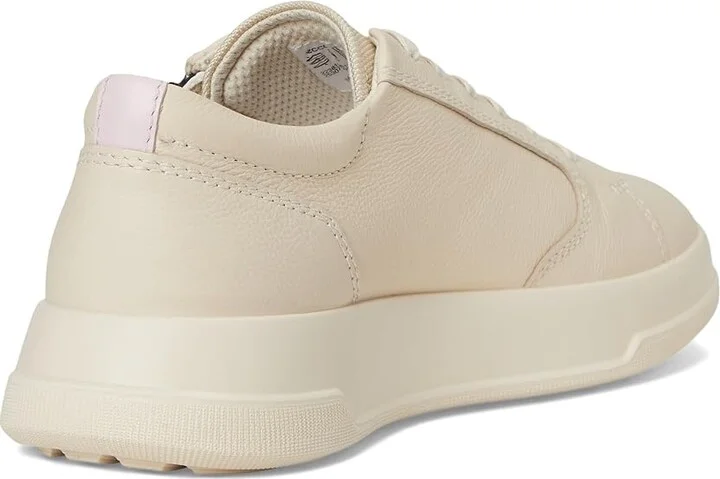 ECCO Move Zip Lace Sneaker Women's Shoes Limestone/Blossom Rose : EU 40 (US Women's 9-9.5) M, Leather - Image 4