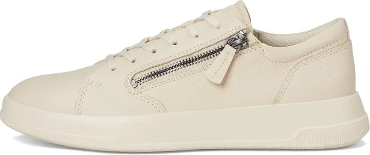 ECCO Move Zip Lace Sneaker Women's Shoes Limestone/Blossom Rose : EU 40 (US Women's 9-9.5) M, Leather - Image 6