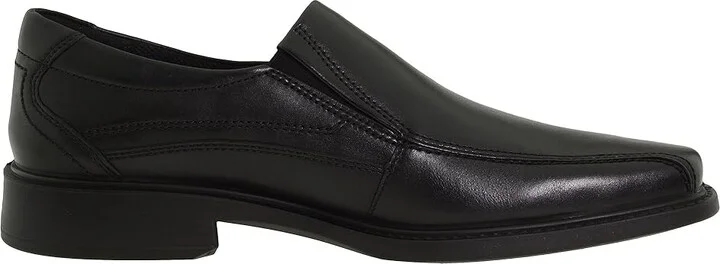 ECCO New Jersey Slip-On Men's Slip-on Dress Shoes Black Santiago Full-Grain Leather : EU 43 (US Men's 9-9.5) M, Full Grain leather/Leather - Image 7