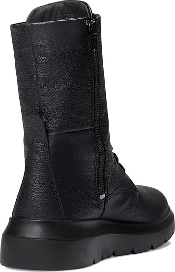 ECCO Nouvelle Hydromax Water-Resistant Tall Lace Boot Women's Shoes Black : EU 38 (US Women's 7-7.5) M, Leather - Image 4
