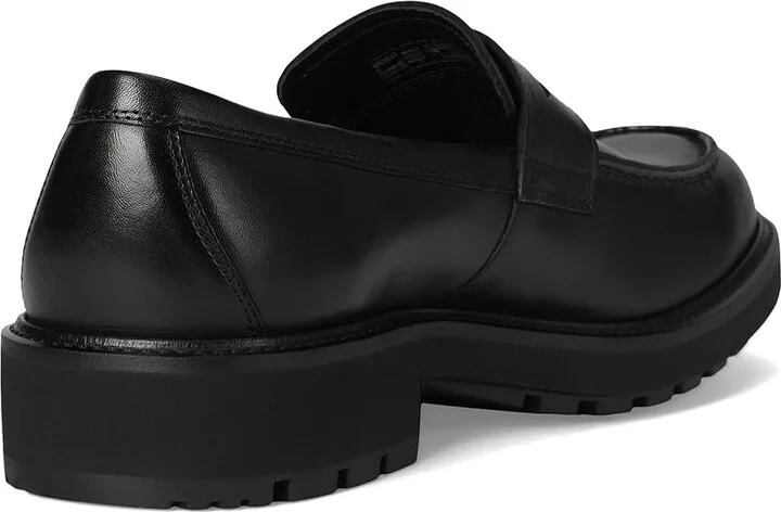 ECCO Oslo Penny Loafer Men's Lace Up Wing Tip Shoes Black : EU 46 (US Men's 12-12.5) M, Leather - Image 4