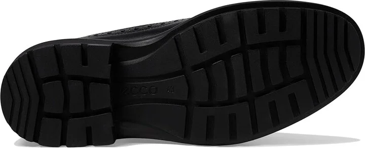 ECCO Oslo Wing Tip Oxford Men's Lace Up Wing Tip Shoes Black/Black : EU 44 (US Men's 10-10.5) M, Leather - Image 3