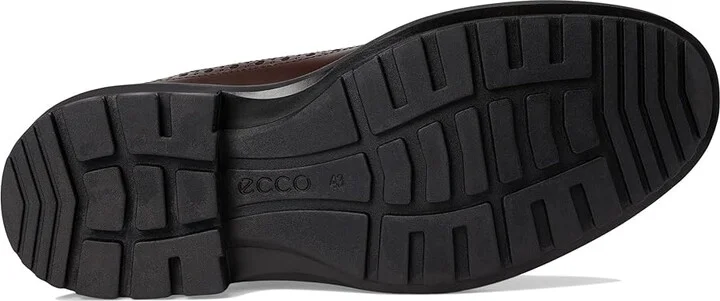 ECCO Oslo Wing Tip Oxford Men's Lace Up Wing Tip Shoes Potting Soil : EU 42 (US Men's 8-8.5) M, Leather - Image 3