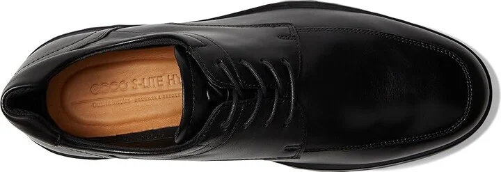 ECCO S Lite Hybrid Apron Toe Tie Men's Shoes Black : EU 40 (US Men's 6-6.5) D - Medium, Leather - Image 2