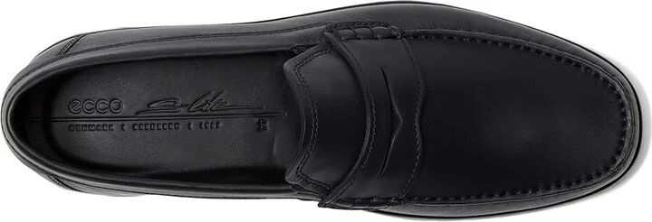 ECCO S Lite Moc Penny Loafer Men's Shoes Black : EU 40 (US Men's 6-6.5) M, Leather - Image 2