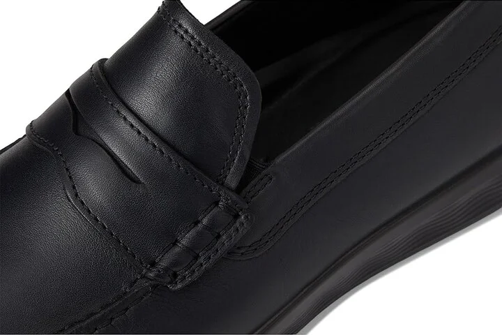 ECCO S Lite Moc Penny Loafer Men's Shoes Black : EU 40 (US Men's 6-6.5) M, Leather - Image 7