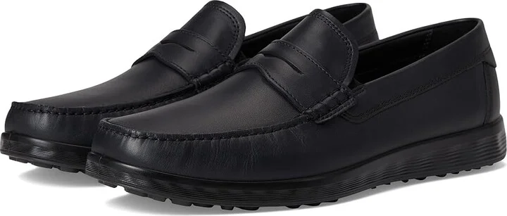 ECCO S Lite Moc Penny Loafer Men's Shoes Black : EU 40 (US Men's 6-6.5) M, Leather