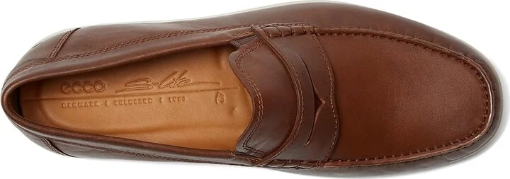 ECCO S Lite Moc Penny Loafer Men's Shoes Cognac : EU 39 (US Men's 5-5.5) M, Leather - Image 2