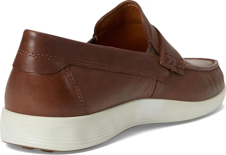 ECCO S Lite Moc Penny Loafer Men's Shoes Cognac : EU 39 (US Men's 5-5.5) M, Leather - Image 4