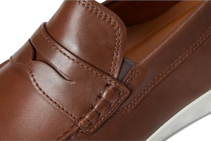 ECCO S Lite Moc Penny Loafer Men's Shoes Cognac : EU 39 (US Men's 5-5.5) M, Leather - Image 7