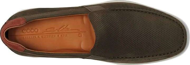ECCO S Lite Moc Summer Men's Shoes Tarmac : EU 45 (US Men's 11-11.5) D - Medium, Leather - Image 2