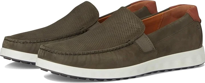 ECCO S Lite Moc Summer Men's Shoes Tarmac : EU 45 (US Men's 11-11.5) D - Medium, Leather