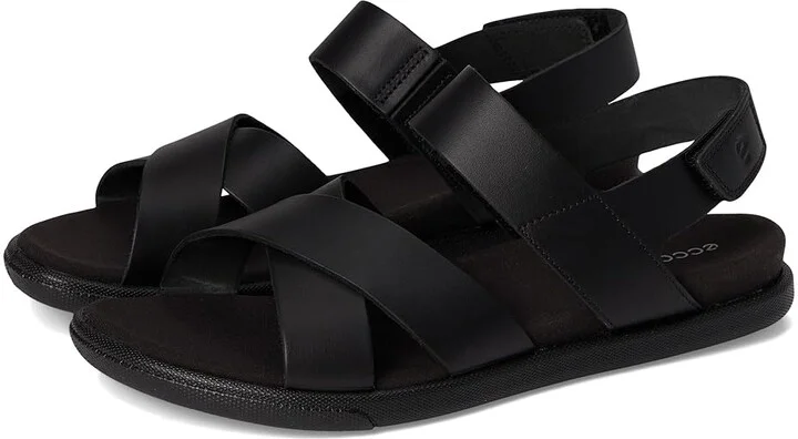 ECCO Samara Sandal Women's Sandals Black : EU 42 (US Women's 11-11.5) M, Leather