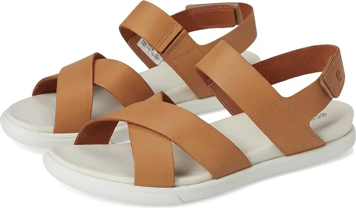 ECCO Samara Sandal Women's Sandals Lion : EU 38 (US Women's 7-7.5) M, Leather