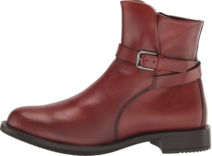 ECCO Sartorelle 25 Hydromax Mid Cut Buckle Boot Women's Shoes Cognac : EU 36 (US Women's 5-5.5) M, Leather - Image 5
