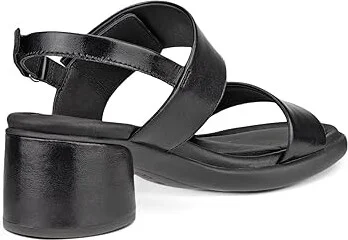 ECCO Sculpted 35 Luxe Strap Women's Sandals Black : EU 39 (US Women's 8-8.5) M, Leather - Image 3