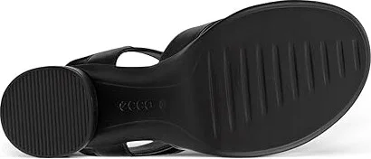 ECCO Sculpted 55 Luxe Button Women's Sandals Black : EU 40 (US Women's 9-9.5) M, Leather - Image 2