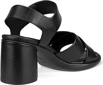 ECCO Sculpted 55 Luxe Button Women's Sandals Black : EU 40 (US Women's 9-9.5) M, Leather - Image 3