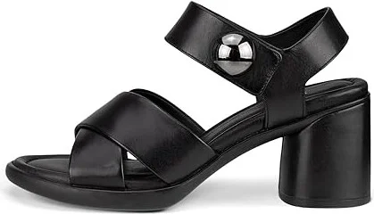 ECCO Sculpted 55 Luxe Button Women's Sandals Black : EU 40 (US Women's 9-9.5) M, Leather - Image 4