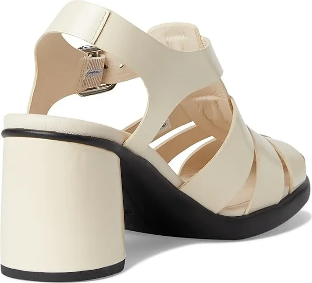 ECCO Sculpted 55 Luxe Fisherman Heel Sandal Women's Sandals Limestone : EU 41 (US Women's 10-10.5) M, Leather - Image 4