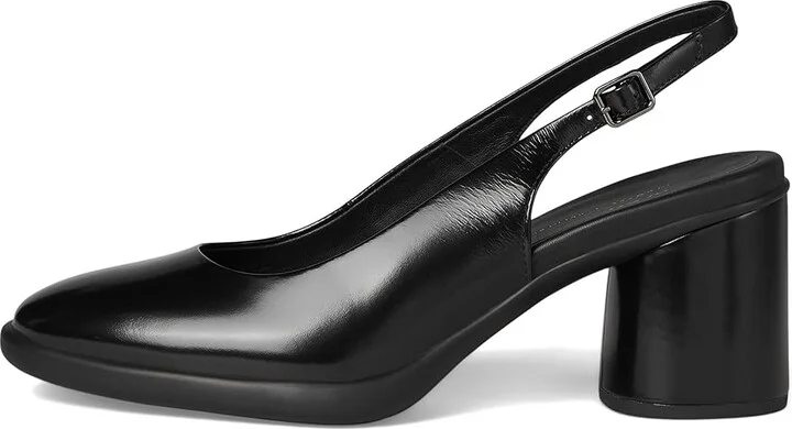 ECCO Sculpted 55 Luxe Slingback Pump High Heels Black : EU 41 (US Women's 10-10.5) M, Leather - Image 6