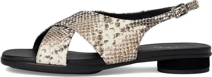 ECCO Sculpted Alba 25 Slingback Sandal Women's Sandals Dark Clay Snake Print : EU 40 (US Women's 9-9.5) M, Leather - Image 6