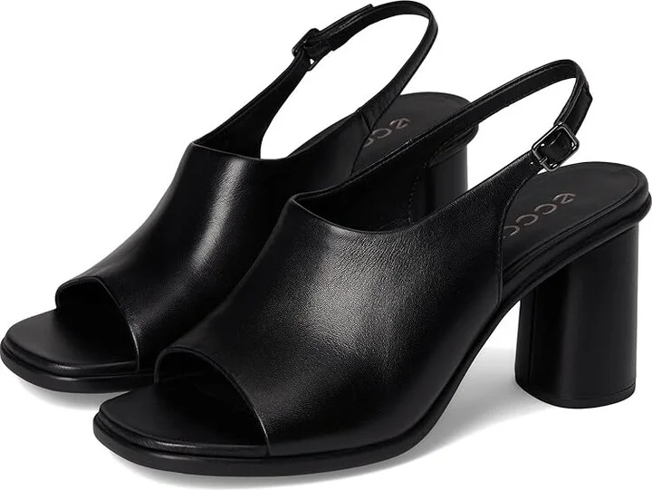 ECCO Sculpted Alba 65 Slingback Heel Sandal Women's Sandals Black : EU 41 (US Women's 10-10.5) M, Leather