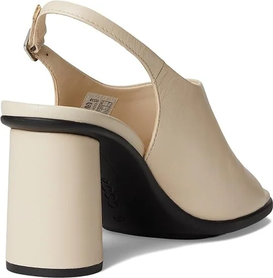 ECCO Sculpted Alba 65 Slingback Heel Sandal Women's Sandals Limestone : EU 37 (US Women's 6-6.5) M, Leather - Image 4