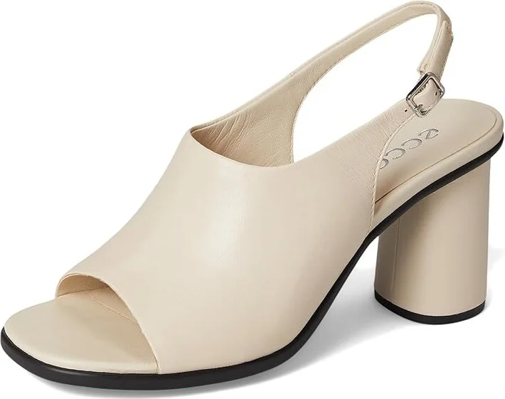 ECCO Sculpted Alba 65 Slingback Heel Sandal Women's Sandals Limestone : EU 37 (US Women's 6-6.5) M, Leather - Image 5