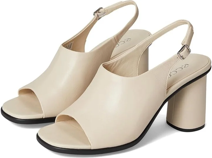 ECCO Sculpted Alba 65 Slingback Heel Sandal Women's Sandals Limestone : EU 37 (US Women's 6-6.5) M, Leather