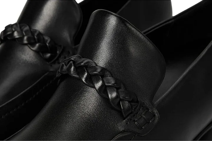 ECCO Sculpted Luxery 35 Braid High Heels Black : EU 42 (US Women's 11-11.5) M, Leather - Image 7