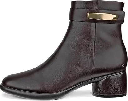 ECCO Sculpted Luxery 35 MM Modern Dress Ankle Boot Women's Boots Mocha : EU 38 (US Women's 7-7.5) M, Leather - Image 5