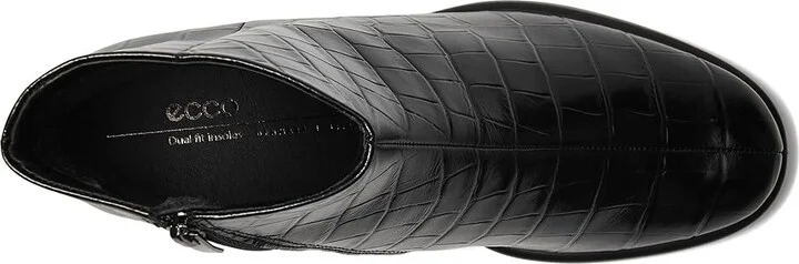 ECCO Sculpted Luxery 35MM Ankle Boot Women's Boots Black Reptile Print : EU 37 (US Women's 6-6.5) M, Leather/Rubber - Image 2