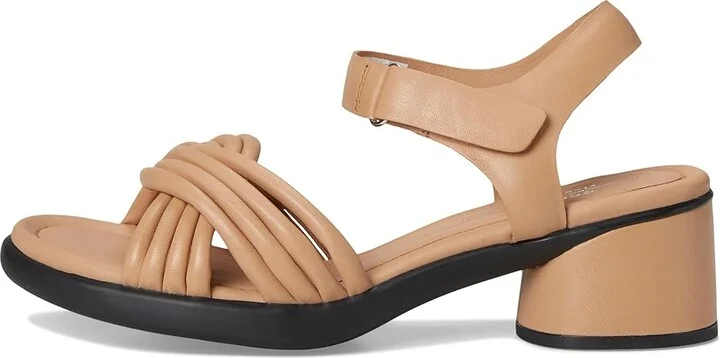 ECCO Sculpted Luxury 35 Cross Strap Heel Sandal Women's Sandals Biscuit : EU 37 (US Women's 6-6.5) M, Leather - Image 6
