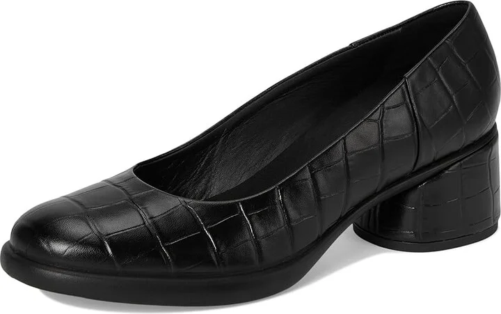 ECCO Sculpted Luxury 35MM Modern Pump High Heels Black Reptile Print : EU 41 (US Women's 10-10.5) M, Leather - Image 5