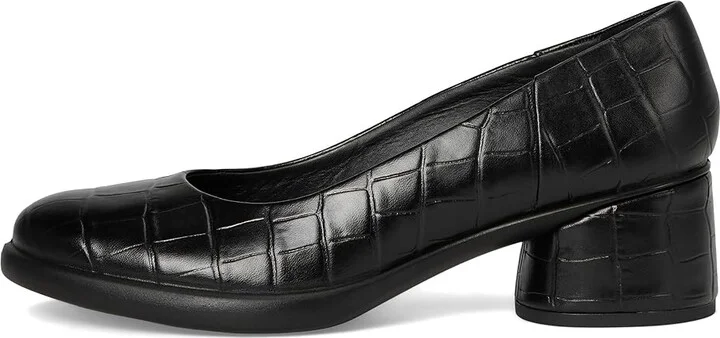 ECCO Sculpted Luxury 35MM Modern Pump High Heels Black Reptile Print : EU 41 (US Women's 10-10.5) M, Leather - Image 6
